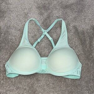 PINK Victoria's Secret Green Criss-Cross Bra